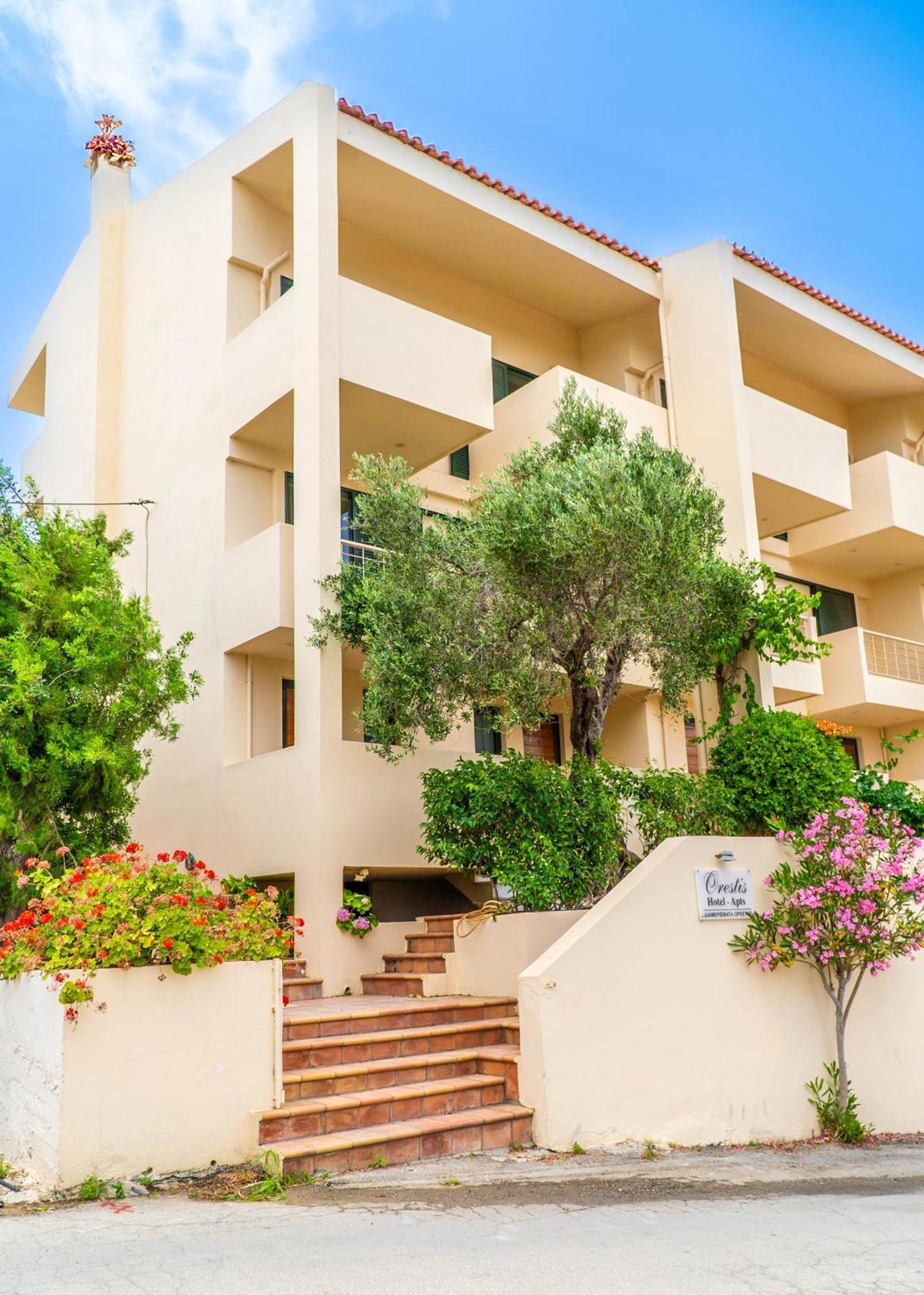 Orestis Hotel Sea View Apartments Stalós Exterior foto