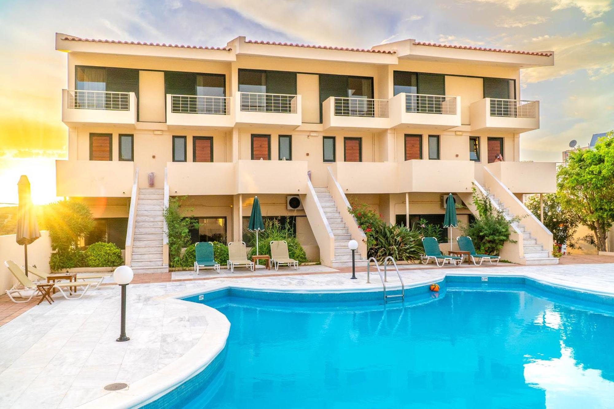 Orestis Hotel Sea View Apartments Stalós Exterior foto