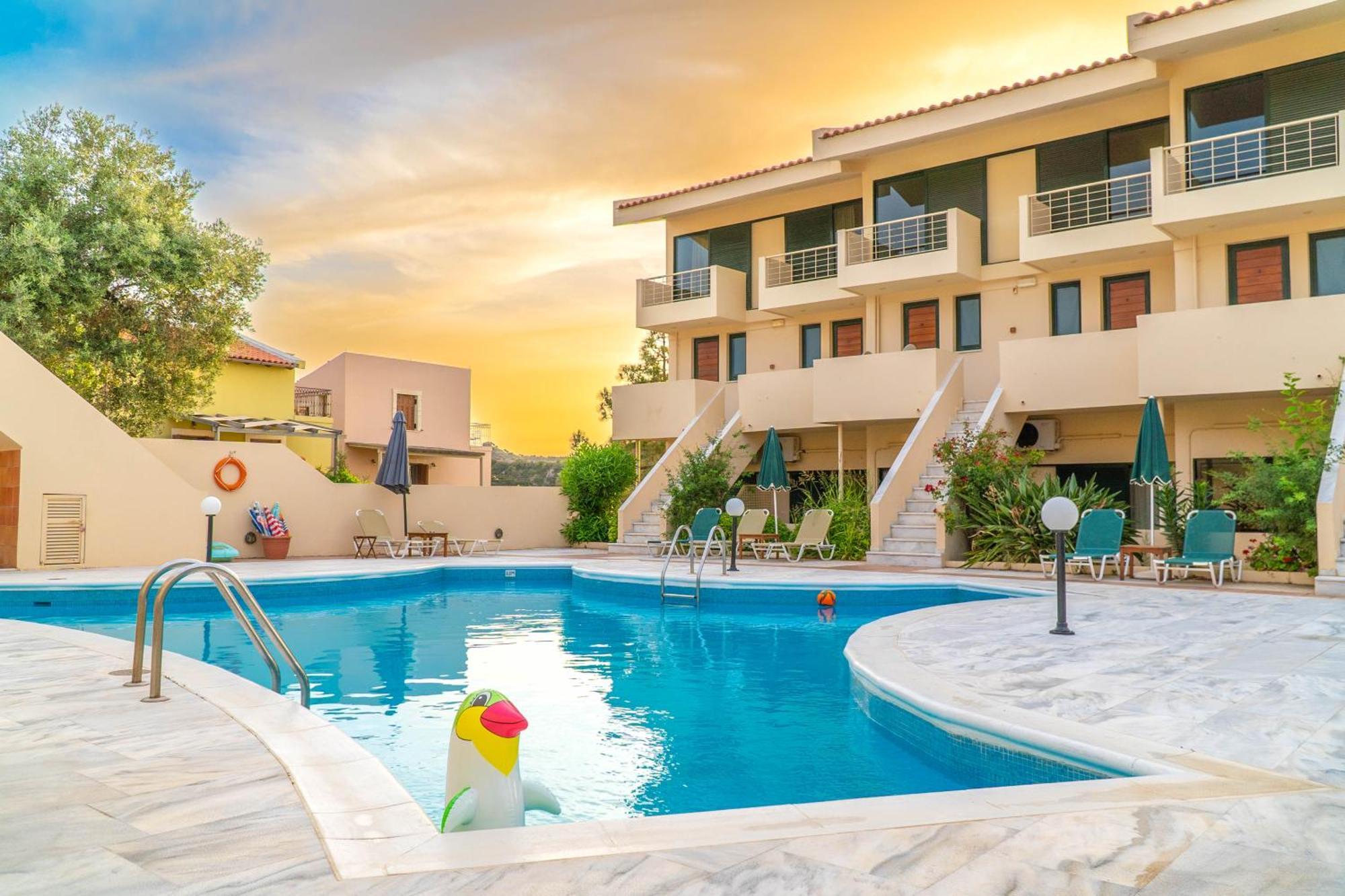 Orestis Hotel Sea View Apartments Stalós Exterior foto